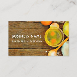 キュート&ウモダンッドウォーターカラーベーカリー名刺 名刺