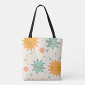 キュート&エコパステルフレンドリーデザイン トートバッグ (裏面)