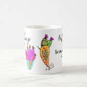 キュート&カラフルカッティ保ライフシンプルマグカップ コーヒーマグカップ (中央)