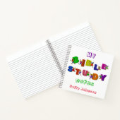 キュート&キッズバイブルカラフル勉強ノート ノートブック (内部)