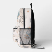 キュート・キッズ恐竜カスタム プリントバックパック (右)