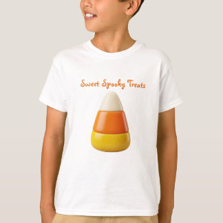 キュート キャンディコーン ハロウィン | スイート スプーキー アート Tシャツ