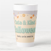 🧡 ✨ 「キュート＆キンドハロウィン」コレクション 🎃🌿 カフェラテマグ (正面)