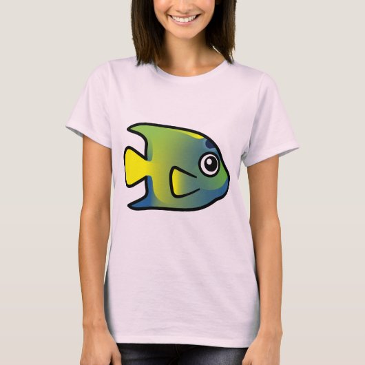 キュート・クイーンアンジェフィッシュ Tシャツ (正面)