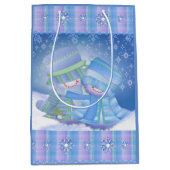 キュート・クリスマスウィンターブルース ミディアムペーパーバッグ (正面)