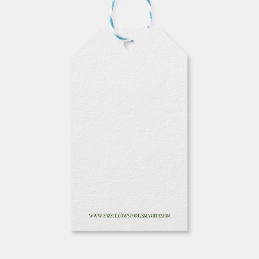 キュート・クリスマスプレゼント ギフトタグ (裏面)