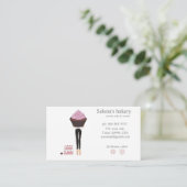 キュート，ケーキ，ベーカリー 名刺 (スタンド正面)