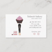 キュート，ケーキ，ベーカリー 名刺 (正面)