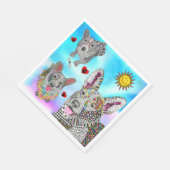 キュート&コカラフルルギナプキンス スタンダードランチョンナプキン (角)