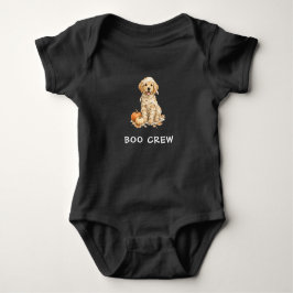 キュート ゴールデンレトリバー ハロウィン ミイラ Boo Crew ベビーボディスーツ