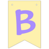 キュート・サーカス |赤ちゃんシャワーエレファント男の子または女の子 バンティングフラッグ (第3の旗)