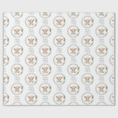 キュート&スバーエレガントサポートクリスマスプレゼント ラッピングペーパー (フラット)