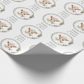 キュート&スバーエレガントサポートクリスマスプレゼント ラッピングペーパー (角)