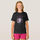 キュート スパークル マジカル ユニコーン バースデー Tシャツ (正面フル)