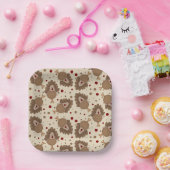 キュート・トルコ・サンクスギビング ペーパープレート (パーティー)