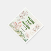 キュート・ドラゴン1st誕生日パーティー スタンダードカクテルナプキン (角)