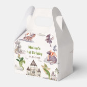 キュート・ドラゴン1st誕生日パーティー フェイバーボックス (裏面サイド)