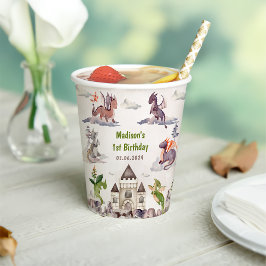 キュート・ドラゴン1st誕生日パーティー 紙コップ