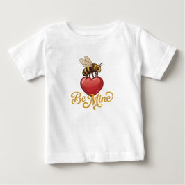 キュート ビー マイン ハニカム ベビーTシャツ