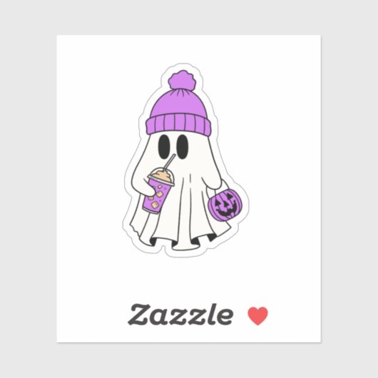 キュート&ピンクハ不気味ット幽霊ハロウィーン シール (シート)