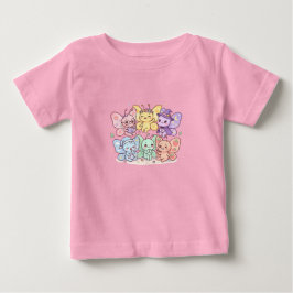 キュート フェアリー バタフライ フレンズ キッズ Tシャツ