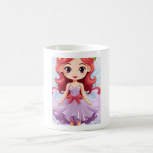 キュート フェアリー プリンセス ホイムシカル アート セラミック コーヒーマグカップ