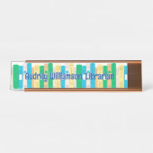 キュート・ブックス・ライブラリアン デスクネームプレート (正面)