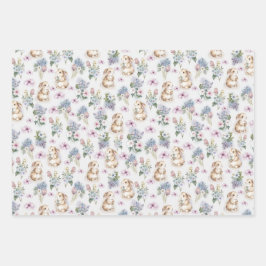 キュート・ブンニーズ・イースター ラッピングペーパーシート