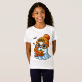 キュート+ブーギー+ゴースト+ハロウィン Tシャツ (正面フル)