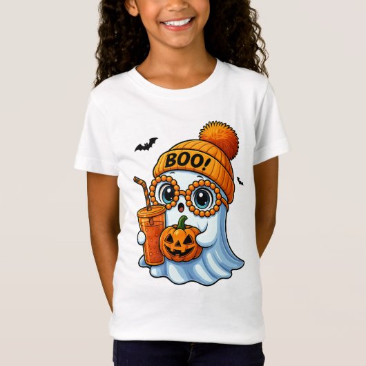 キュート+ブーギー+ゴースト+ハロウィン Tシャツ (正面)