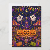 キュート・ブーバッシュ・ハロウィンパーティー 招待状 (裏面)