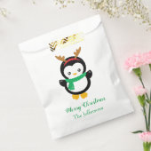 キュート・ペンギン・メリークリスマス フェイバーバッグ (封をした状態)