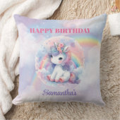 キュート ユニコーン パステル カラーズ 女子 誕生日 枕 デ (ブランケット)