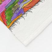 キュート&ラカラフルマフリースブランケット フリースブランケット (角)