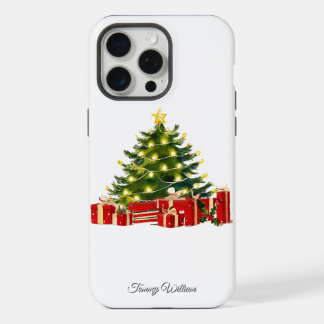 キュート ヴィンテージ トラディショナル エレガント メリークリスマス iPhone 15 PRO MAXケース