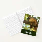 キュート&好奇心リス自然写真 ノートブック (内部)