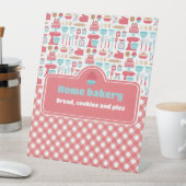 キュート&実用的カスタムなホームベーカリーベーキングデザイン 台座サイン (インサイチュ)