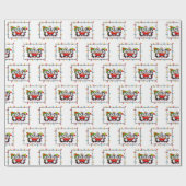 「キュート・屏東院」クリスマステーマ ラッピングペーパー (フラット)