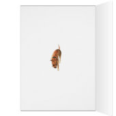 キュート(犬)スタッフォードブルテリアドッグアート誕生日 (内側 (左))