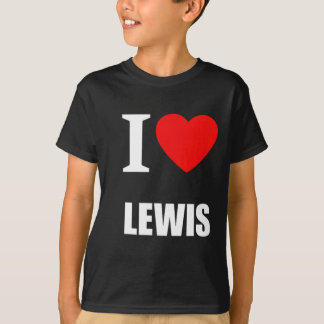 キュート I Love ハート ルイス パパ ママ 奥さん ハズバンド バレンタイン Tシャツ