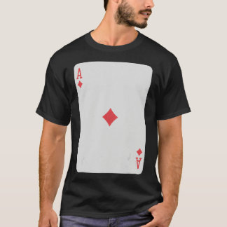 キュートAce of Diamondsトランプのポーカープロラッキープレイヤー勝者 Tシャツ