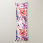 キュートBO-HOシックフローラデザイン ボディピロー (裏面 (縦))
