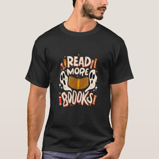 キュートBOO読もっと本ライブラリ英語先生 Tシャツ (正面)