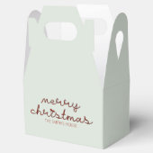 キュートBowクリスマスフェイスボックス フェイバーボックス (オープン)