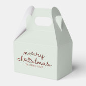 キュートBowクリスマスフェイスボックス フェイバーボックス (正面サイド)