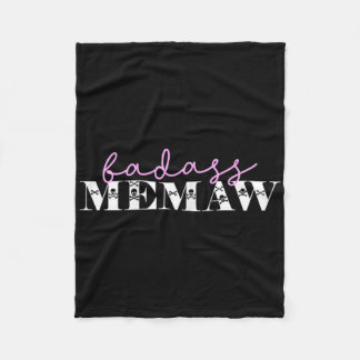 キュートDミューおもしろいスカル フリースブランケット