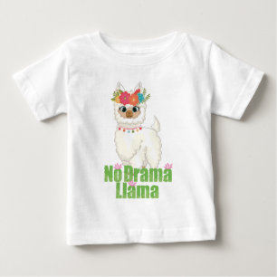 キュートnoドラマラマフローラ王冠 ベビーTシャツ