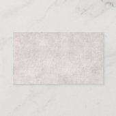 キュートOWLイングラスチューター先生バーンウッド 名刺 (裏面)