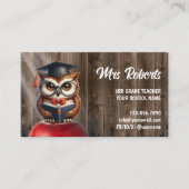 キュートOWLイングラスチューター先生バーンウッド 名刺 (正面)
