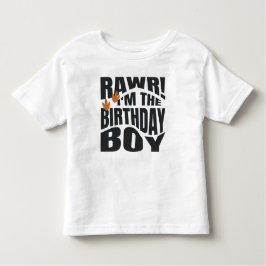 キュートRAWR恐竜誕生日 トドラーTシャツ